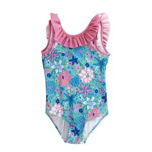 J. Bailey‎ Girls One Piece Swimsuit- Floral NWT Size 7